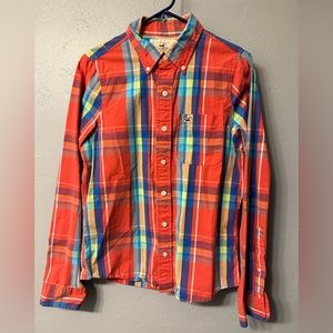 Hollister Mens Button Down Shirt, Size Medium